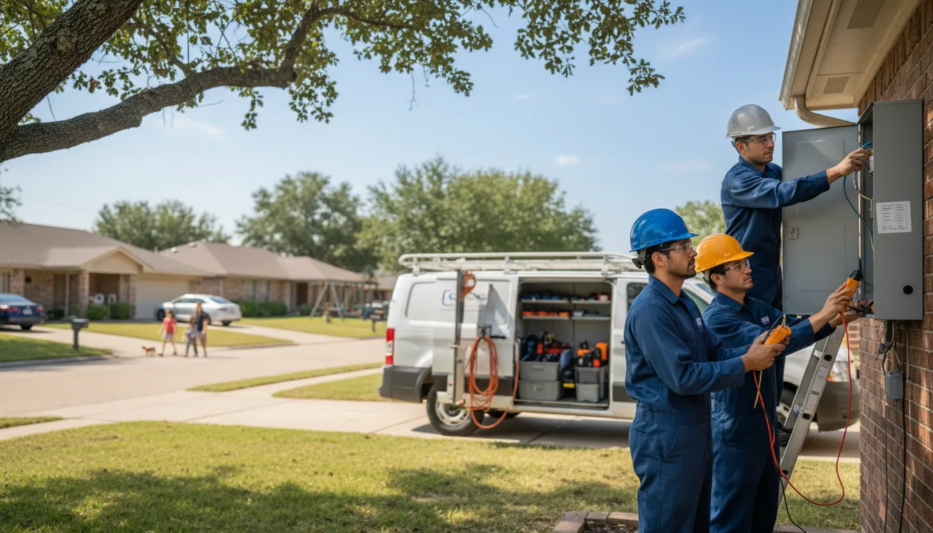 Certified electrician providing emergency electrical services in Milford, IA